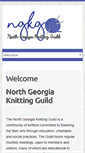 Mobile Screenshot of northgeorgiaknittingguild.com