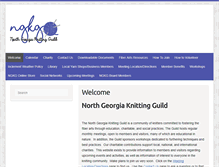 Tablet Screenshot of northgeorgiaknittingguild.com